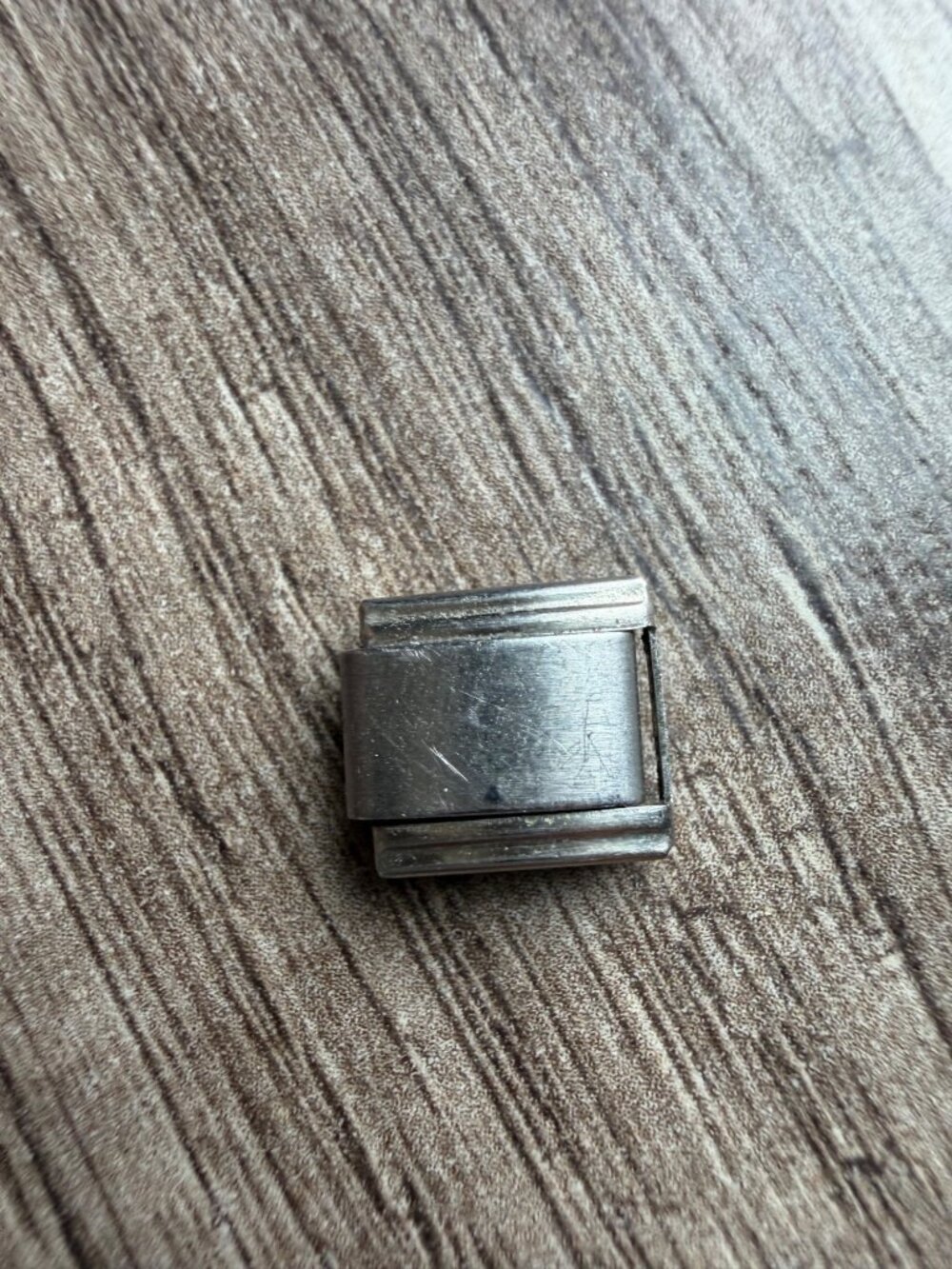 Stainless Steel plain Link For italian charm bracelet